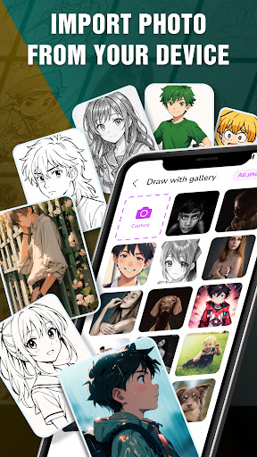 Captura de pantalla de Draw Anime - AR Tracing App