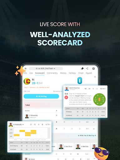 Cricket LineX: Fast Live score screenshot