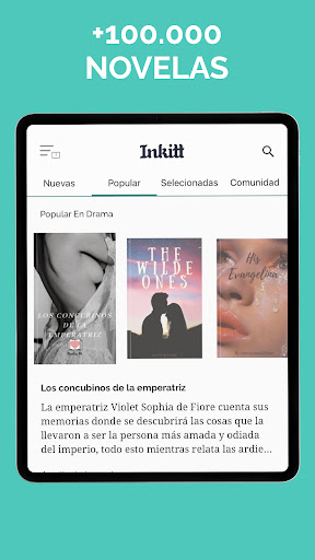 Captura de pantalla de Inkitt: Libros y Novelas