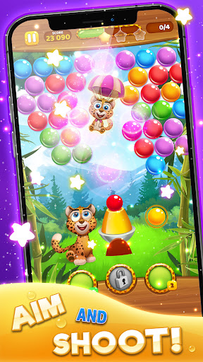 Captura de pantalla de Bubble Pop: Wild Rescue