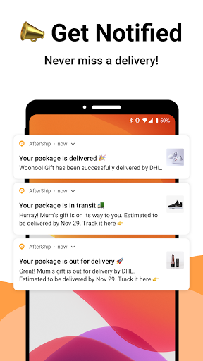 AfterShip Package Tracker screenshot