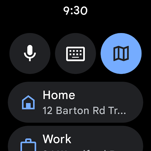 Captura de pantalla de Google Maps