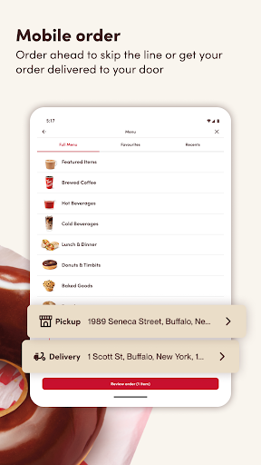 Captura de pantalla de Tim Hortons