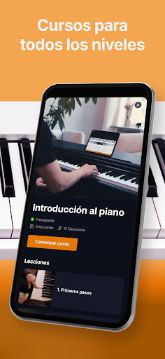 Captura de pantalla de flowkey: Aprende piano