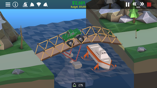 Captura de pantalla de Poly Bridge 2