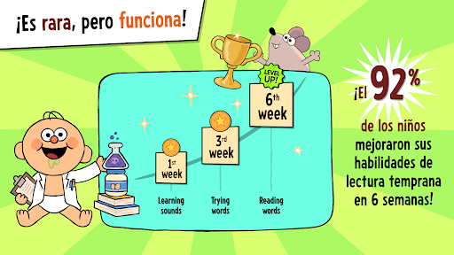 Captura de pantalla de Superfonik: Lectura para niños