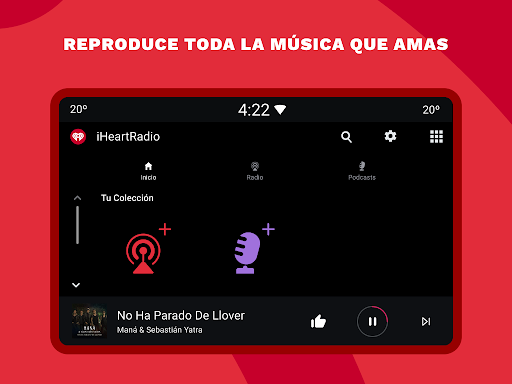Captura de pantalla de iHeart: Música, Radio, Podcast