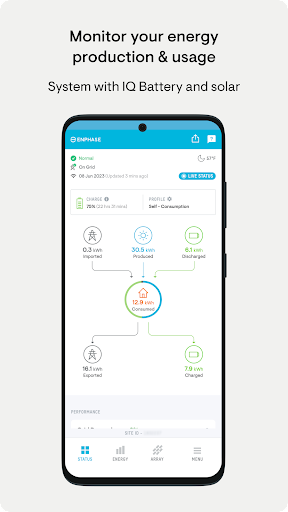 Enphase Enlighten screenshot