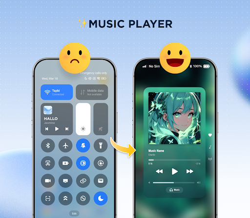 Quick Control Widgets, Themes screenshot