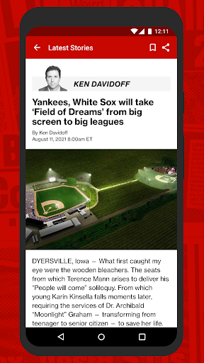 Captura de pantalla de New York Post for Phone