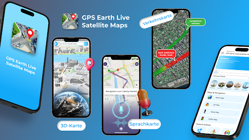 GPS-Erdsatellitenkarten Screenshot
