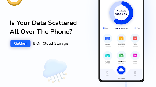 Captura de pantalla de Cloud Storage: Cloud Drive App