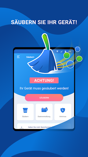 Cleaner Speicher reinigen VPN Screenshot