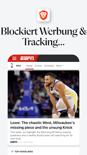 Brave Private VPN Browser Screenshot