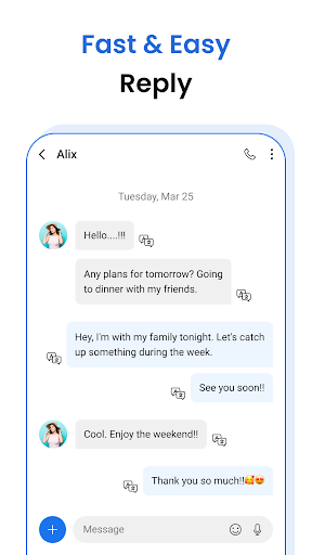 Messages - sms text message screenshot