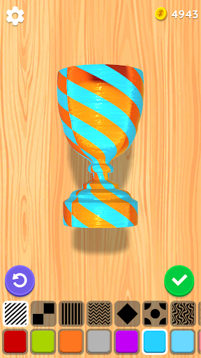 Captura de pantalla de Wood Turning 3D - Carving Game