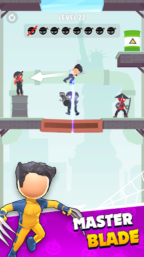 Captura de pantalla de Slicing Hero Sword Master Game