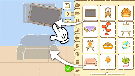 Captura de pantalla de My Pet Town Animal Home Decor