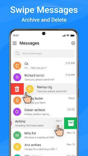 Captura de pantalla de Messages: Text SMS