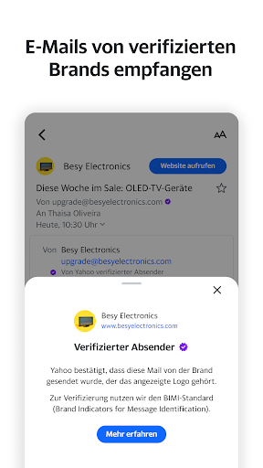 Yahoo Mail – Alles im Blick Screenshot