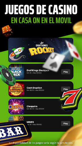 Captura de pantalla de DraftKings Sportsbook & Casino