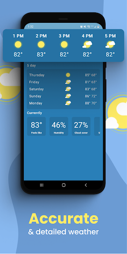 Captura de pantalla de Funny Weather: Rude Forecast
