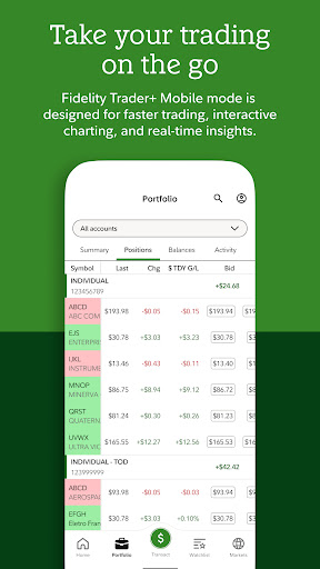 Fidelity Investments screenshot