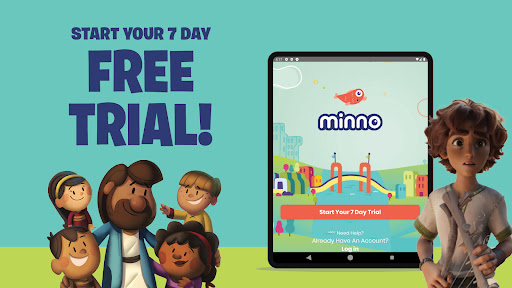 Captura de pantalla de Minno - Kids Bible Videos