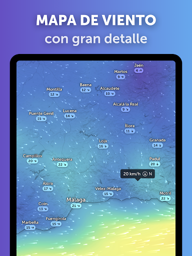 Captura de pantalla de Zoom Earth - Mapa del tiempo