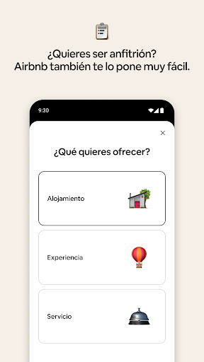 Captura de pantalla de Airbnb