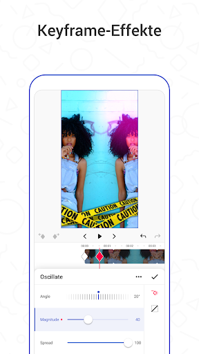 Funimate Videobearbeitung App Screenshot