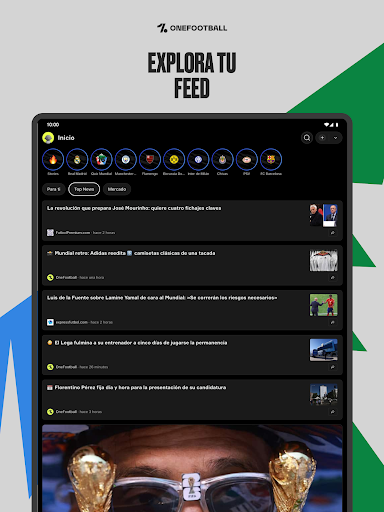 Captura de pantalla de OneFootball: Resultados Fútbol