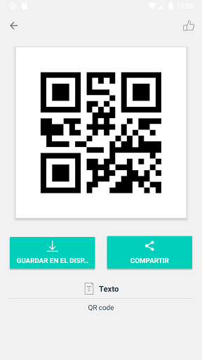 Captura de pantalla de Escáner de código QR