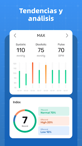 Captura de pantalla de Blood Pressure Tracker