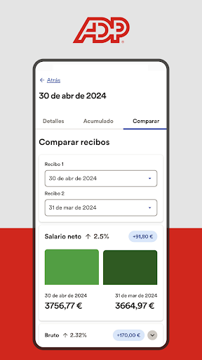 Captura de pantalla de ADP Mobile Solutions