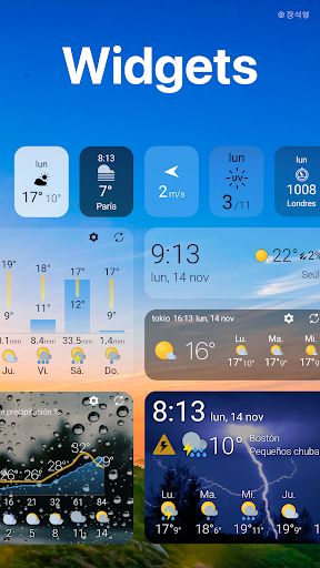 Captura de pantalla de Tiempo y widget - Weawow