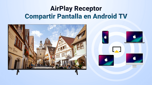 Captura de pantalla de AirPlay: Receptor Transmisión