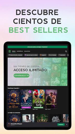 Captura de pantalla de GALATEA: Libros y audiolibros