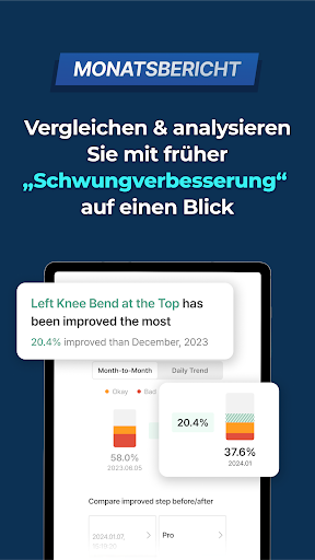 GolfFix KI Golf Coach, Analyse Screenshot