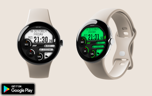 Captura de pantalla de Digital Iwasa Watch Face