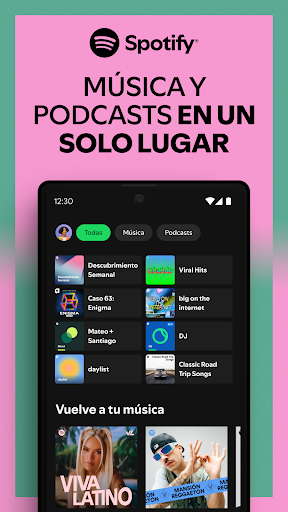 Captura de pantalla de Spotify: app música y podcasts