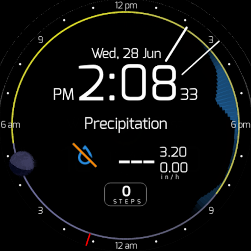 Captura de pantalla de SkyHalo Weather for Wear OS