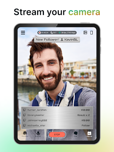 Captura de pantalla de Streamlabs: Live Streaming