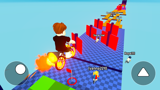 Captura de pantalla de Obby bike: Parkour Adventure