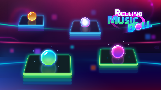 Rolling Music Ball: EDM Rush screenshot