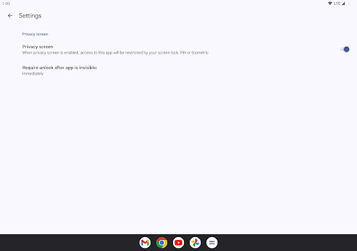 Captura de pantalla de Google Authenticator