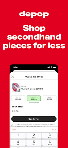 Captura de pantalla de Depop - Buy & Sell Clothes