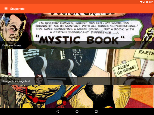 Astonishing Comic Reader Screenshot