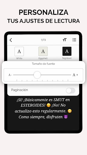 Captura de pantalla de Inkitt: Libros y Novelas