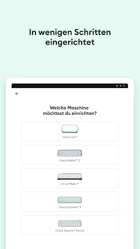 Design Space™: DIY mit Cricut Screenshot